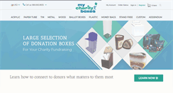 Desktop Screenshot of mycharityboxes.com